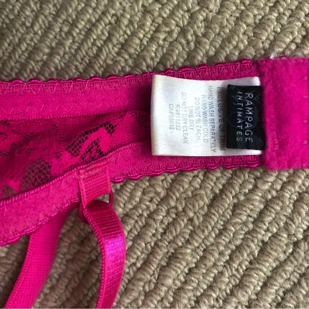 Set of 3 Bras- All 34D - Pink, Navy, and Black - Picture 6 of 16